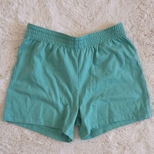 Wonder Nation Girls Aqua Athletic Shorts